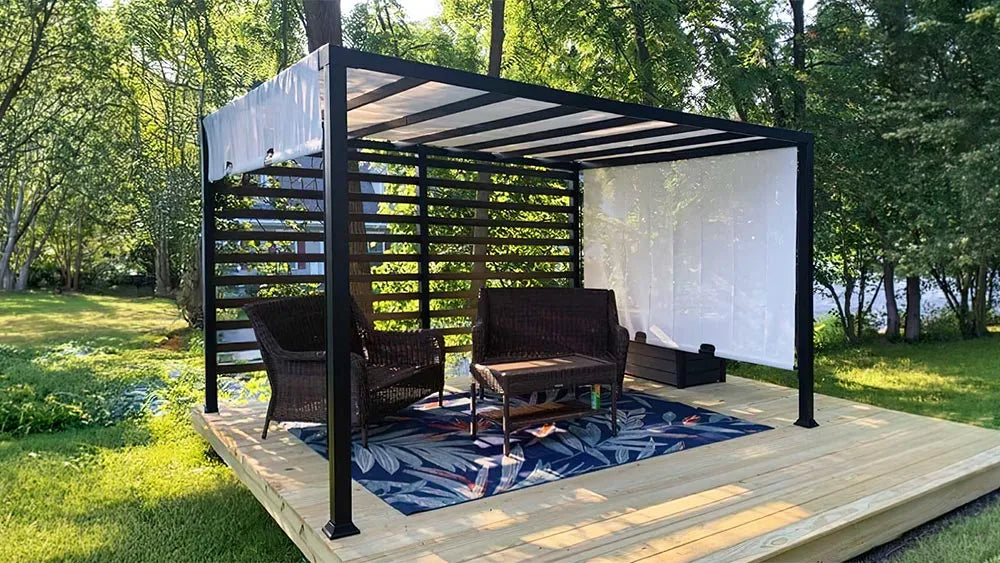 Architectural Symmetry: How to Pair Your Modern Pergola with Luxury Furniture