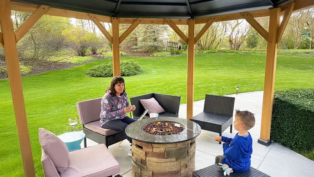 Best Gazebo Size for a Family Backyard