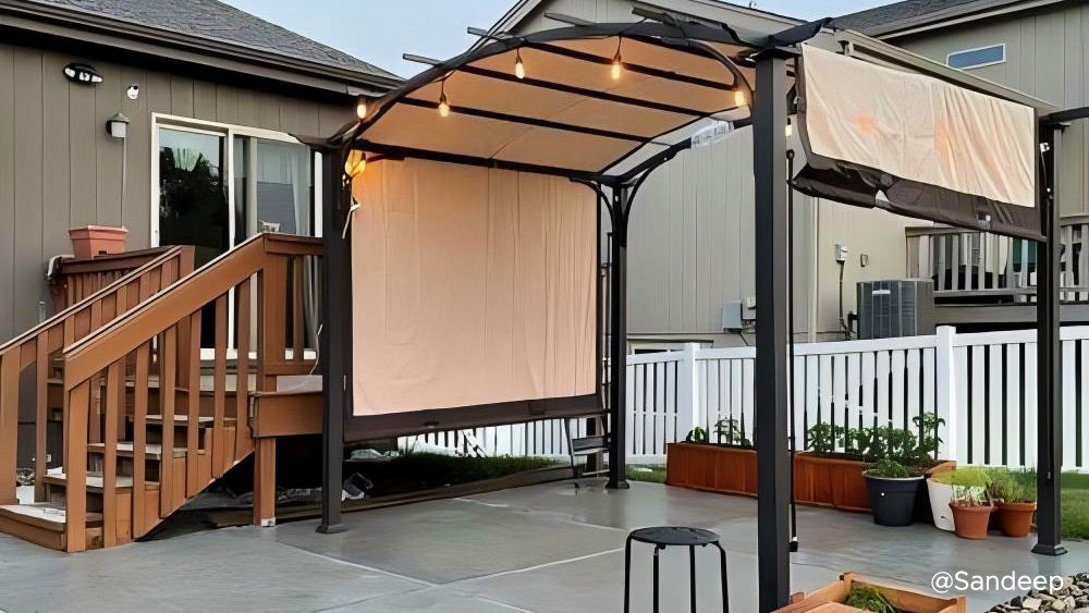 How Do I Prevent Heat Buildup in a Black Metal Gazebo?