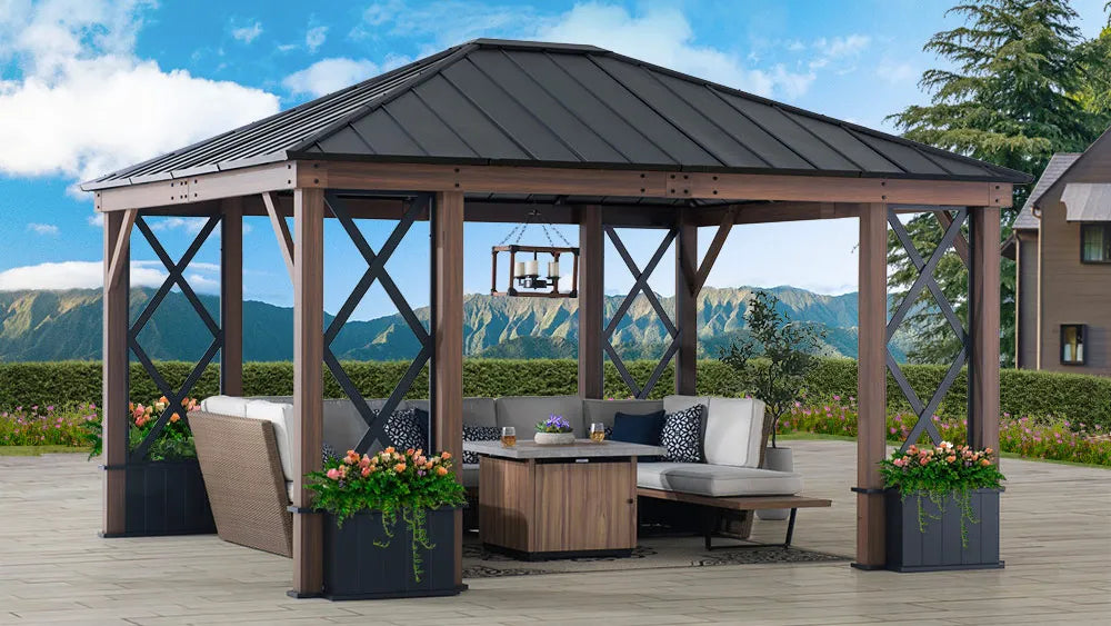 How to Anchor a Gazebo with Planters on Your PatioοΌ