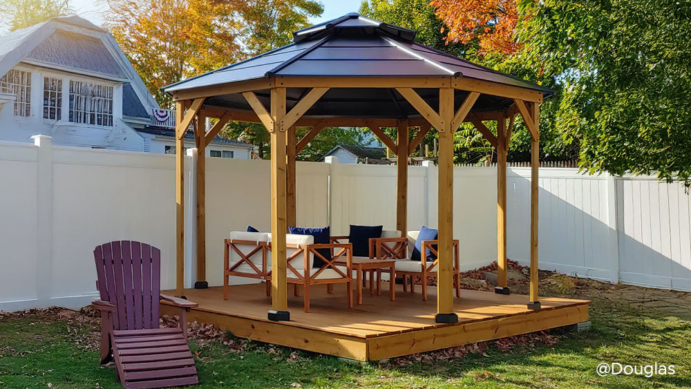 How Do I Account for Ground Settling When Installing Outdoor Structures?