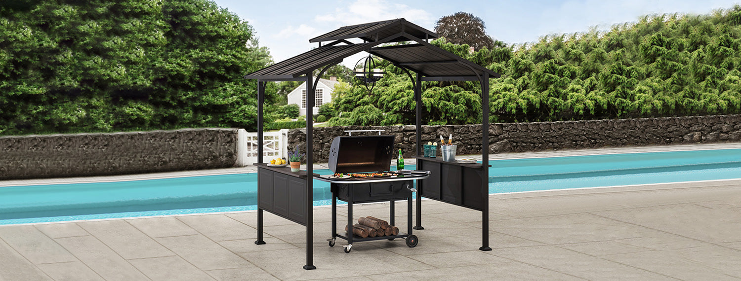 Canopy Grill Gazebos, Hard Top Grilling Gazebo | Sunjoy Group
