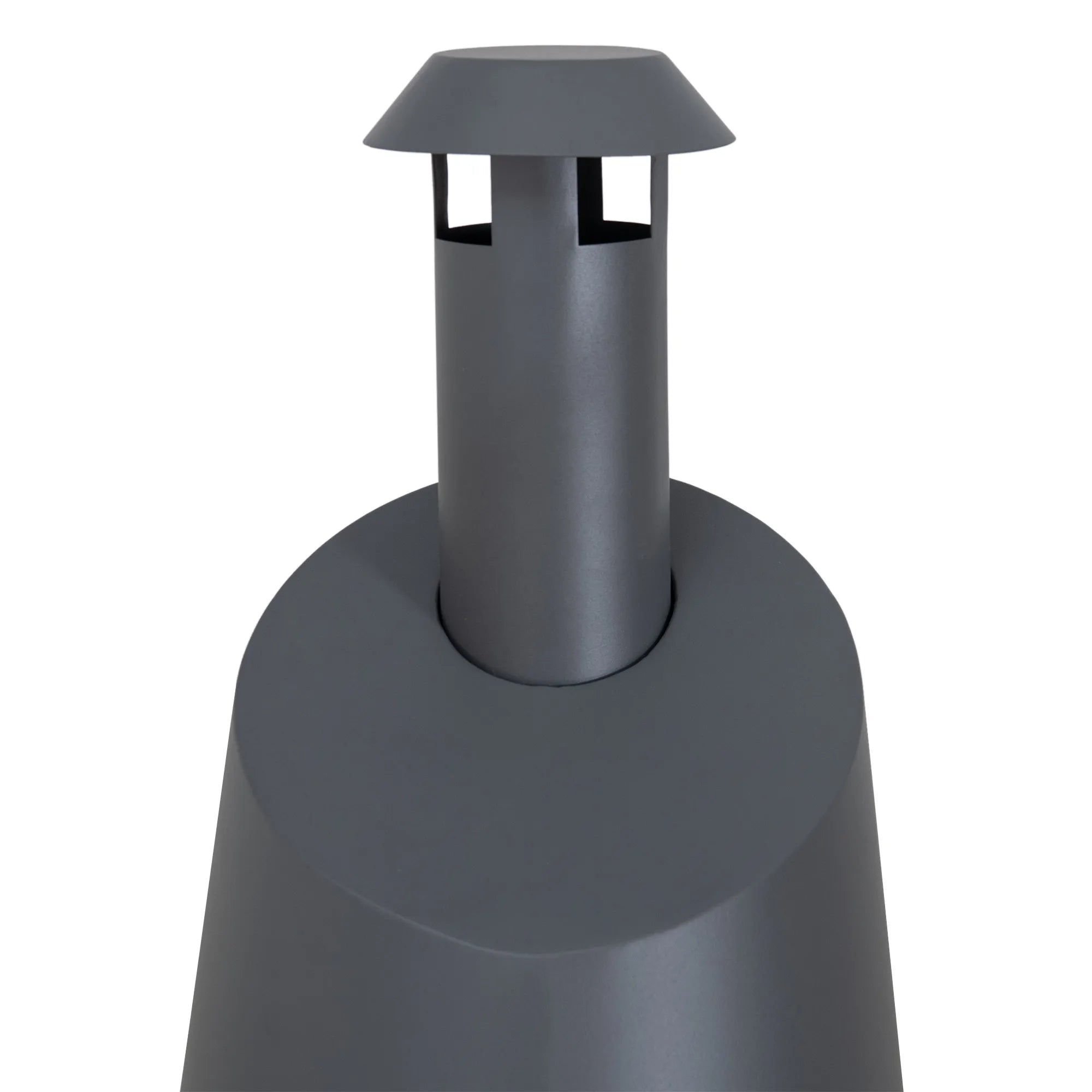 Alpine 2-in-1 Chiminea Fire Pit & Grill 57" - Gray