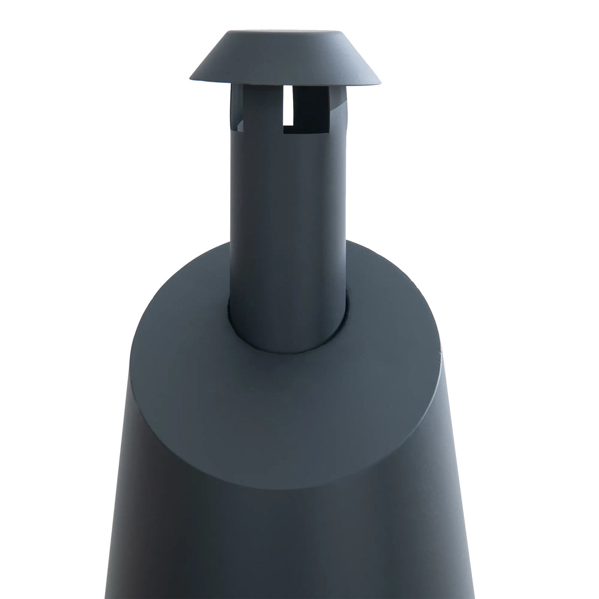 Alpine 2-in-1 Chiminea Fire Pit & Grill 57" - Black