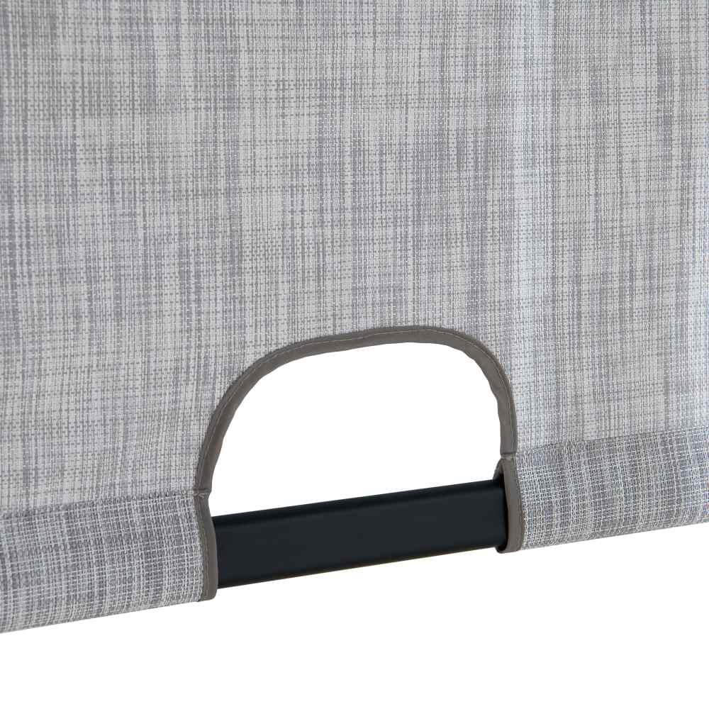 SUNJOY 9x9 Matte Black Steel Frame Pergola with Adjustable Canopy Roof