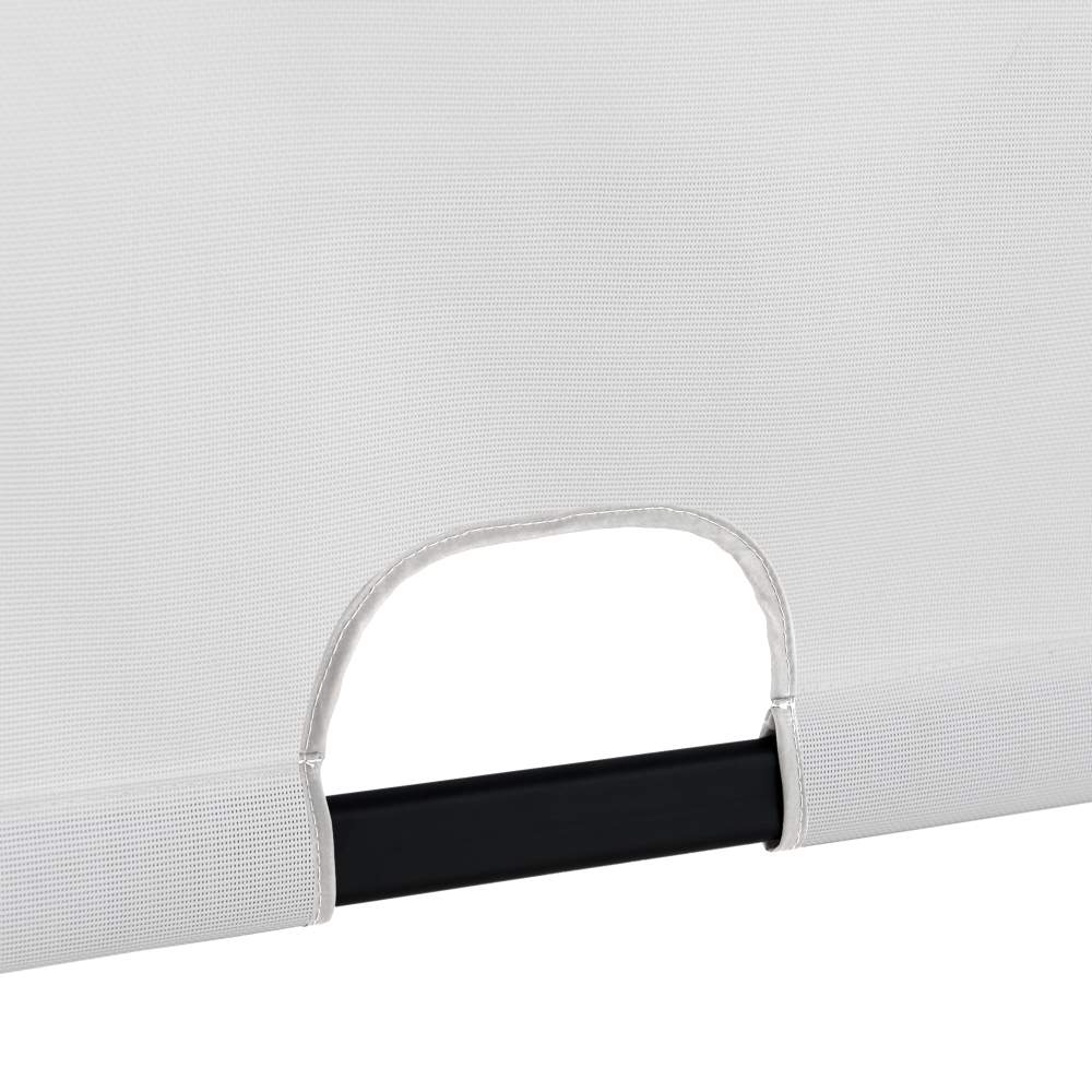 SUNJOY 9x9 Matte Black Steel Frame Pergola with Adjustable Canopy Roof