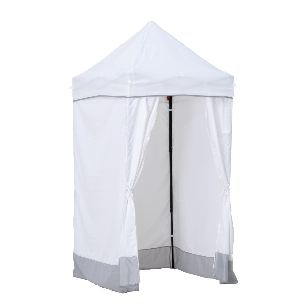 SUNJOY 4x4 Pop-Up Canopy Tent, Outdoor Tool-Free Pop-Up Gazebo with Sidewalls