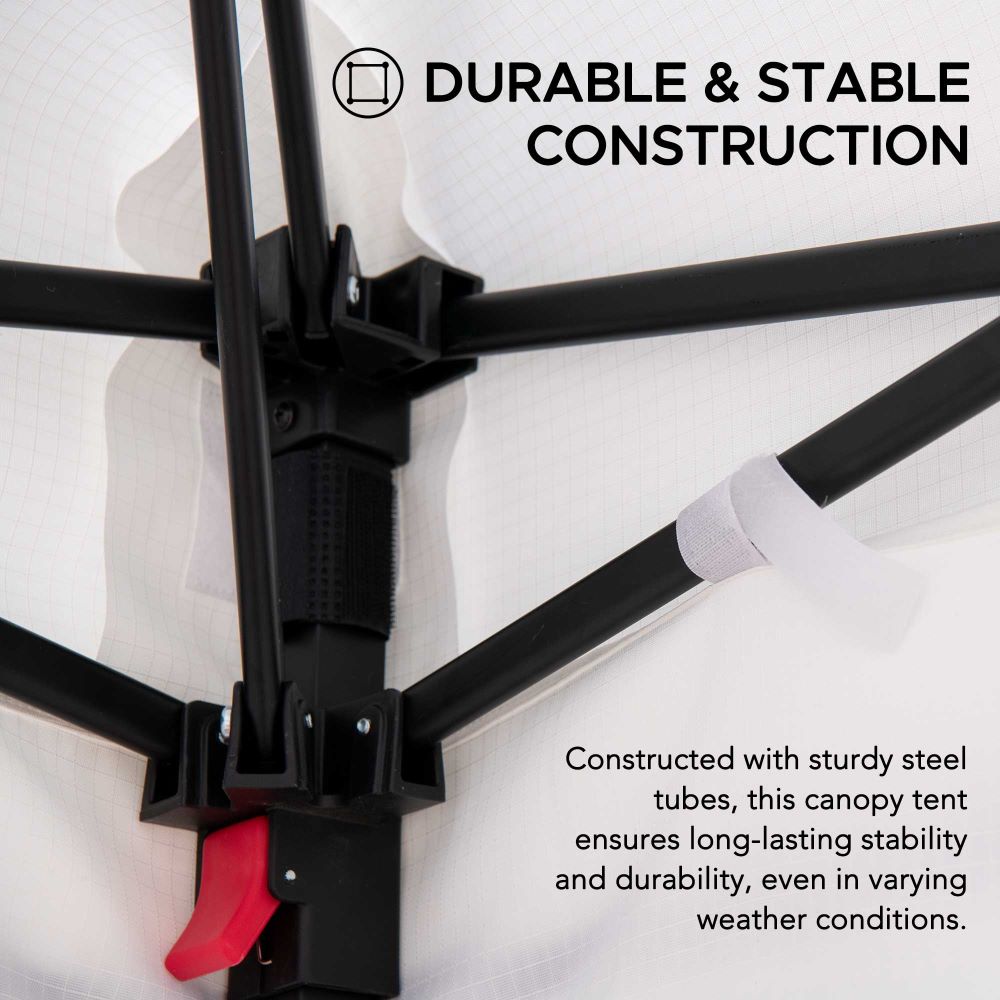 SUNJOY 4x4 Pop-Up Canopy Tent, Outdoor Tool-Free Pop-Up Gazebo with Sidewalls