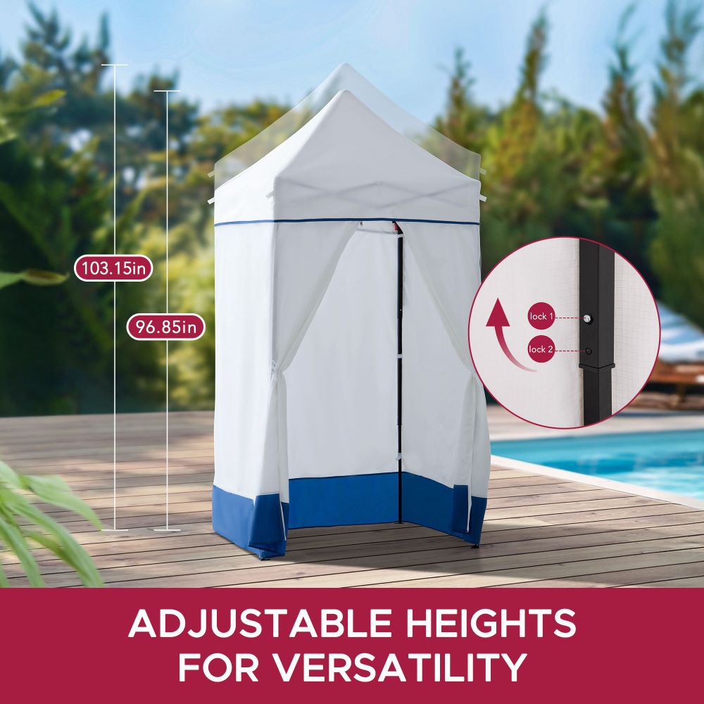 SUNJOY 4x4 Pop-Up Canopy Tent, Outdoor Tool-Free Pop-Up Gazebo with Sidewalls