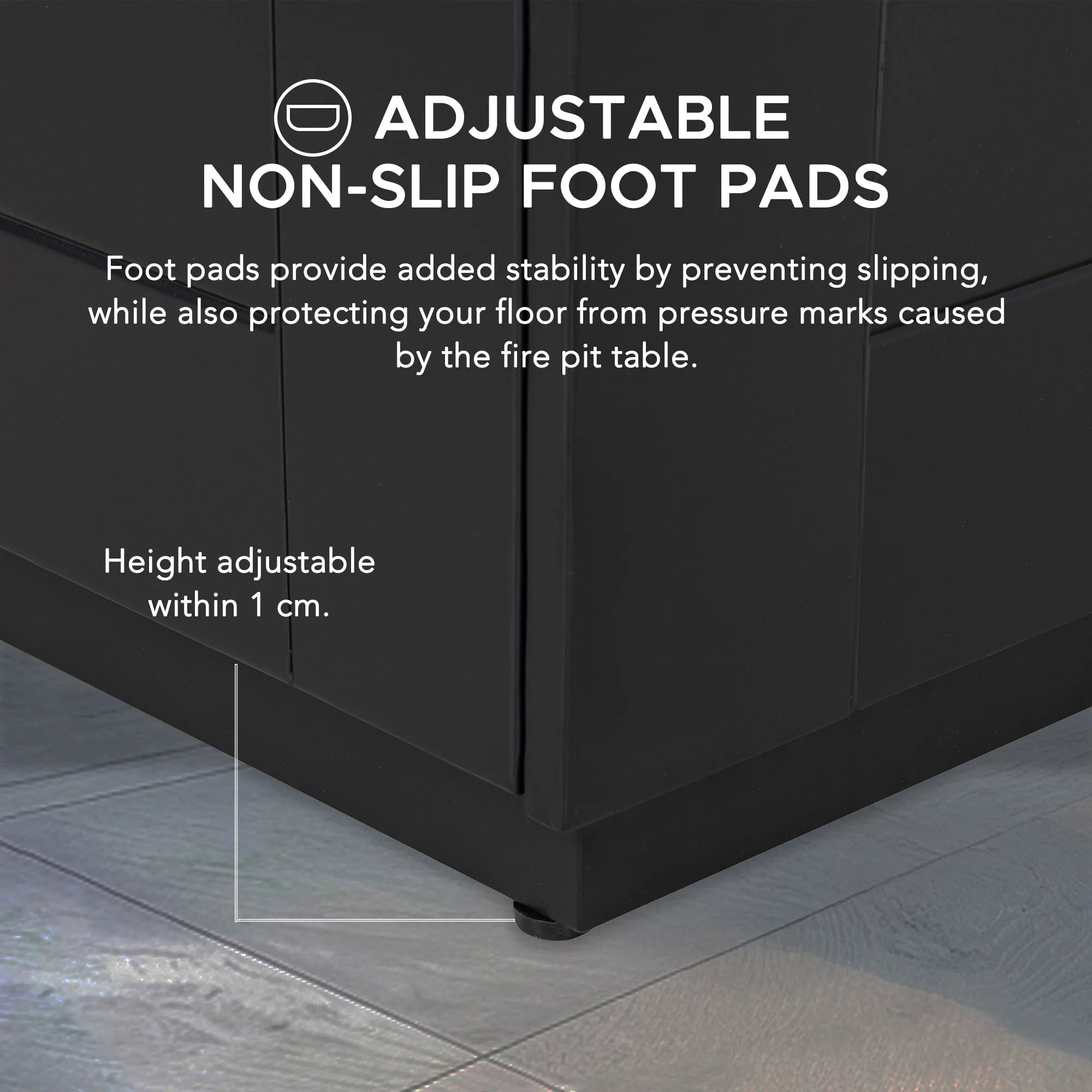 SUNJOY 40 Inch Large Propane Fire Pit Table with Cover and Lava Rocks for Outdoor and Indoor