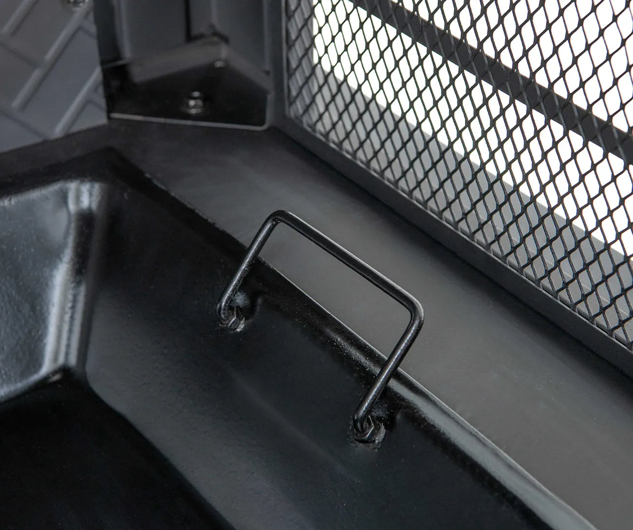 SUNJOY Outdoor 57 Inch Steel Wood Burning Fireplace with Chimney and Rain Cover - Copper & Gray