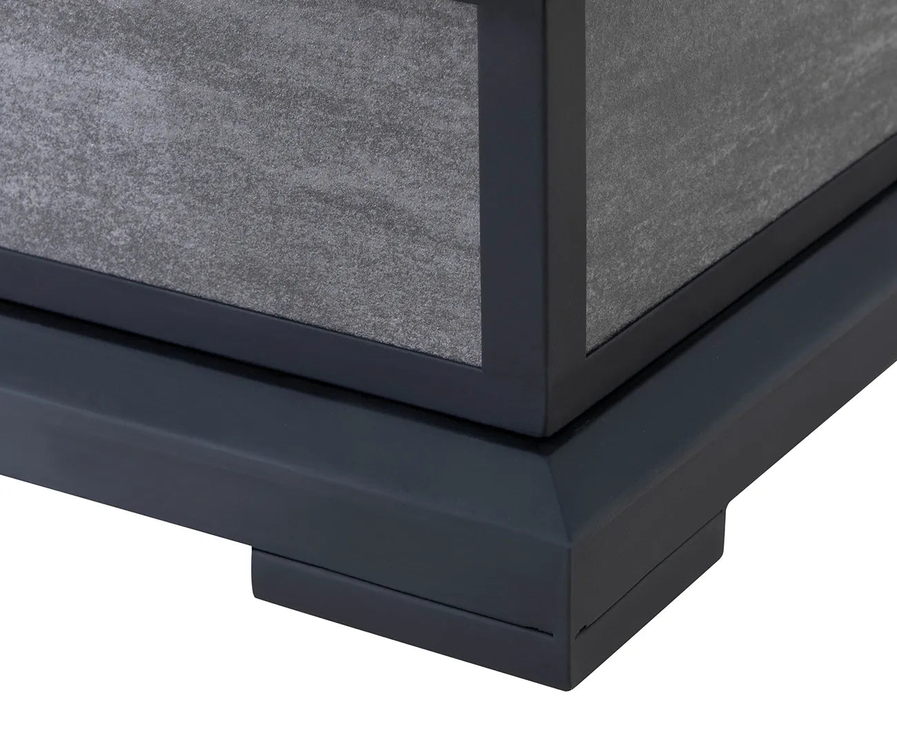 SUNJOY Outdoor 57 Inch Steel Wood Burning Fireplace with Chimney and Rain Cover - Copper & Gray