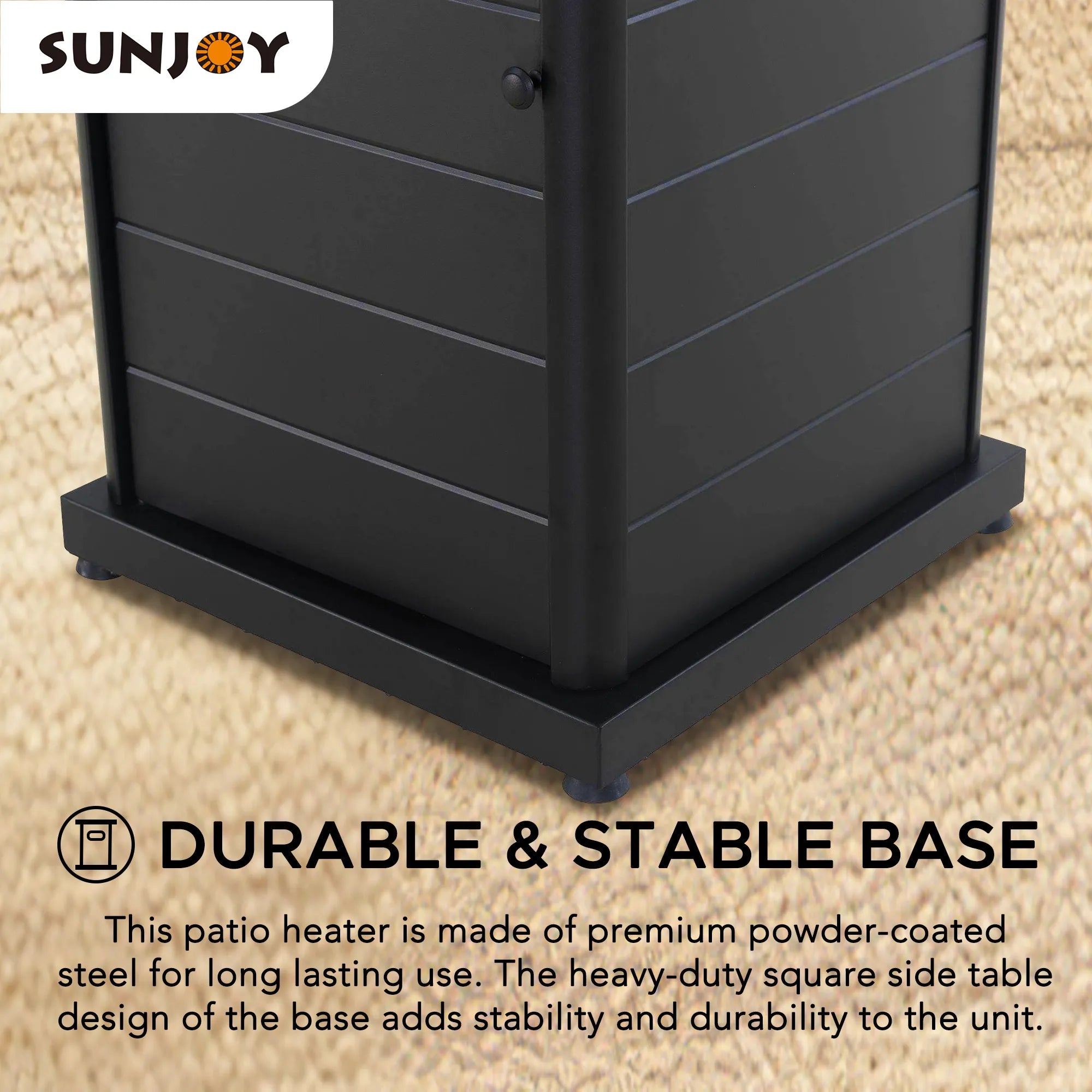 SUNJOY Propane Gas Dual Heater with Table Top