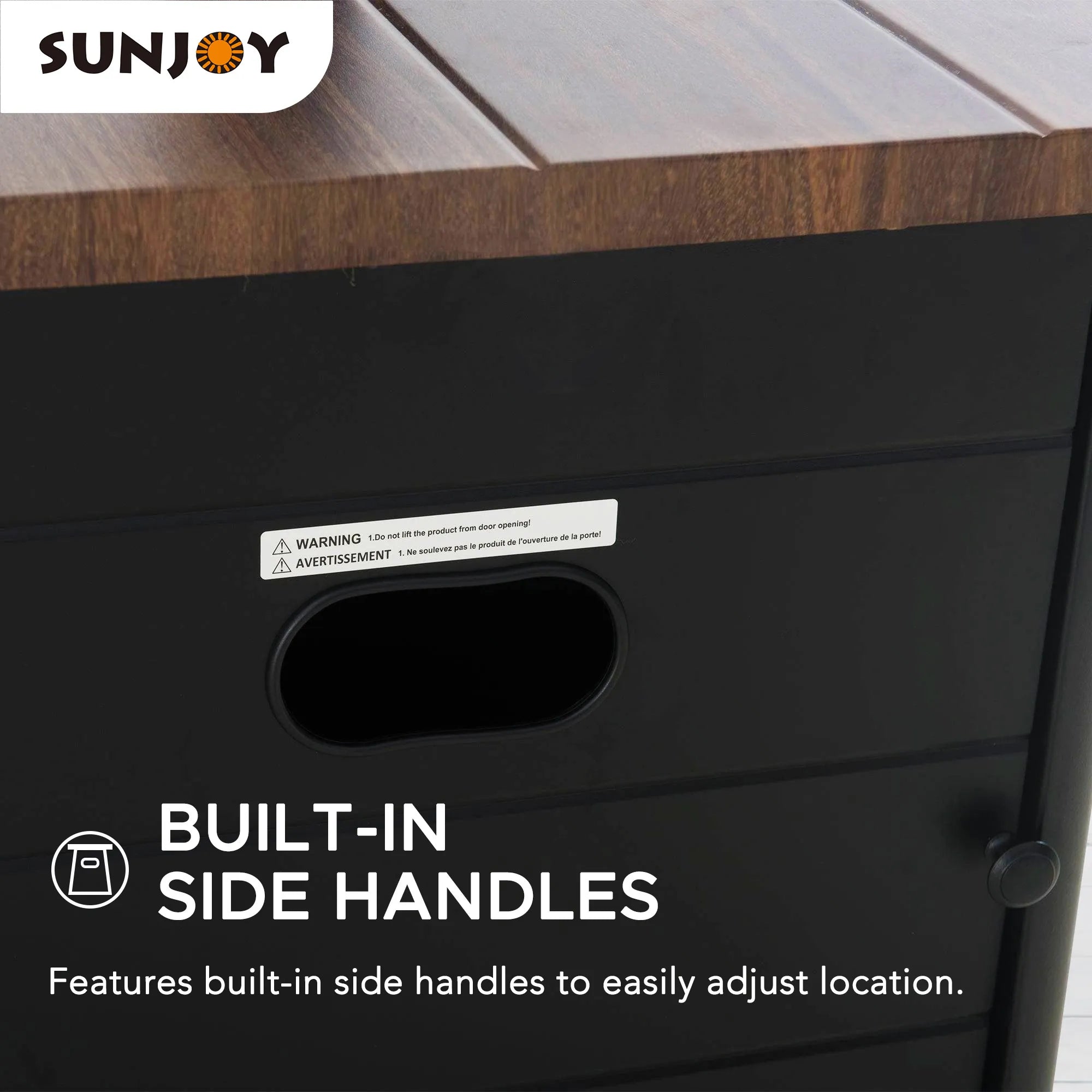 SUNJOY Propane Gas Dual Heater with Table Top
