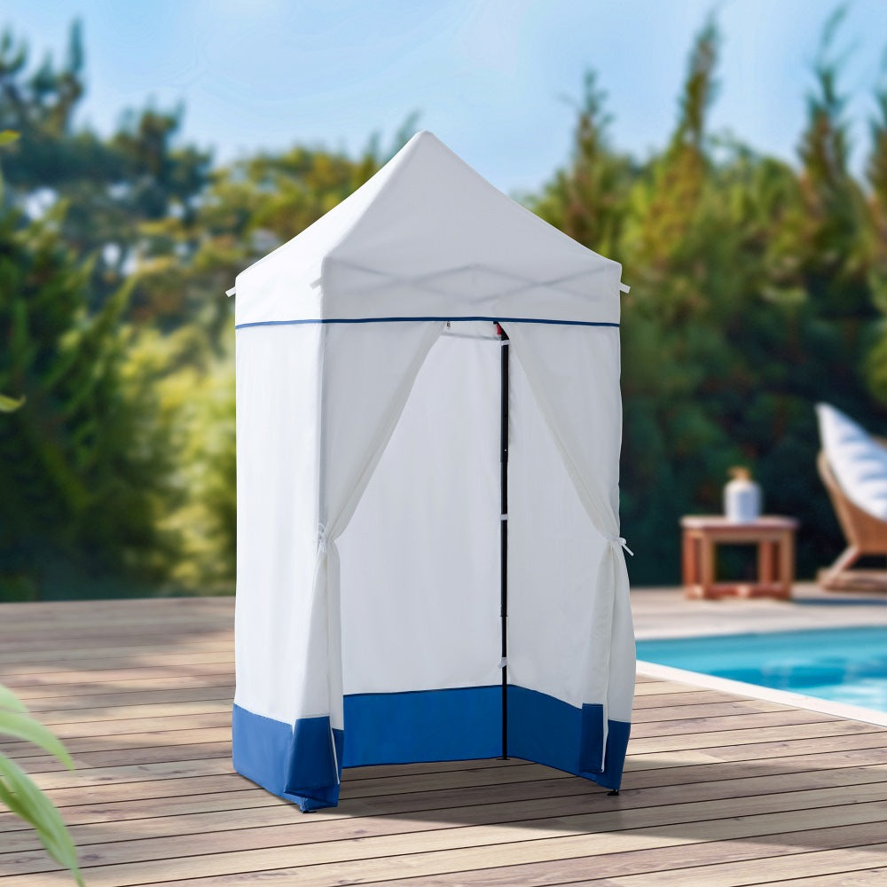 SUNJOY 4x4 Pop-Up Canopy Tent, Outdoor Tool-Free Pop-Up Gazebo with Sidewalls