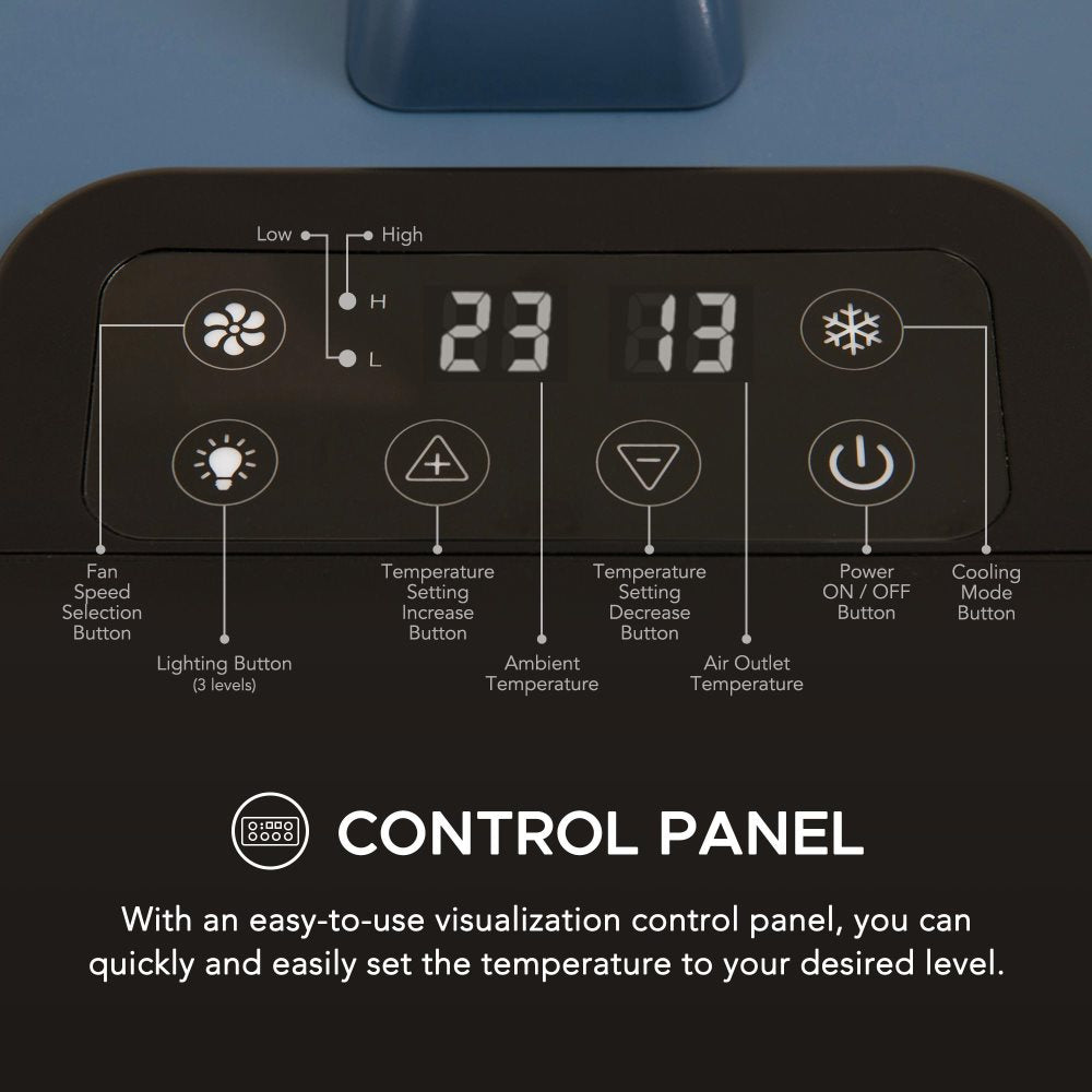 SUNJOY IceCove Portable Air Conditioner for Outdoor Tents and Indoors - Blue