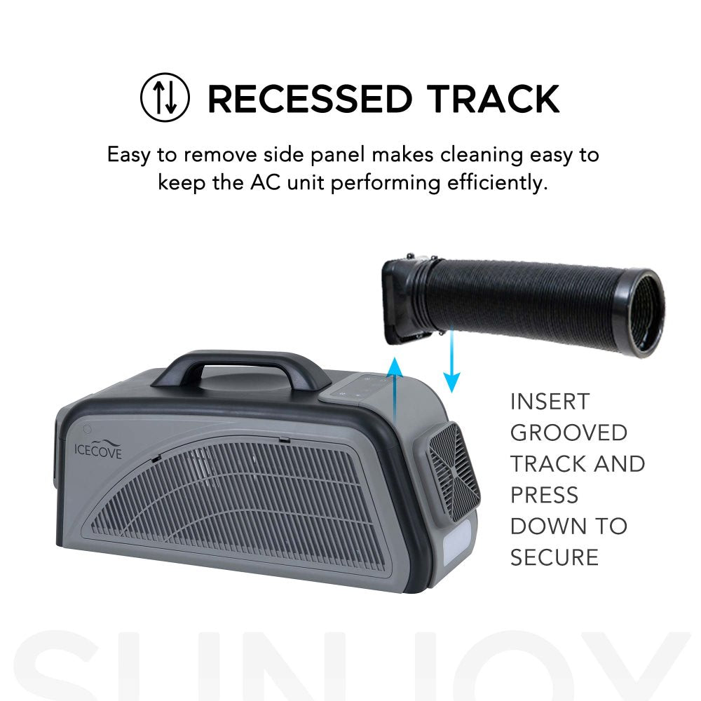 SUNJOY IceCove Portable Air Conditioner for Outdoor Tents and Indoors - Gray