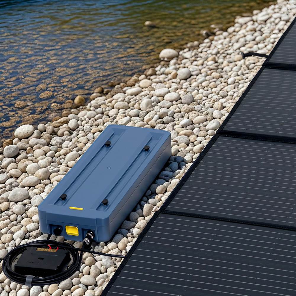 SUNJOY IceCove Portable Air Conditioner Power Bank for Outdoor Tents and Indoors - Blue