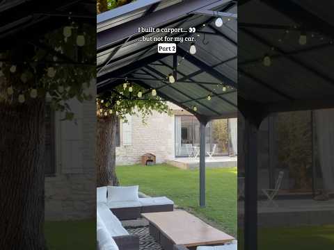 Armored Gable-Roof Steel Carport