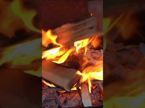 Customer Show of SUNJOY Outdoor 57 Inch Steel Wood Burning Fireplace with Chimney and Rain Cover