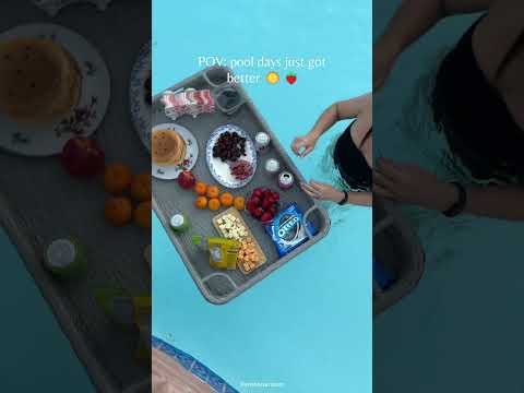 Aquasis Wicker Floating Pool Tray