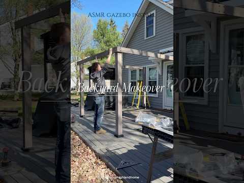 SUNJOY 10x12 ft. Wood Gazebo, Outdoor Patio Steel Hardtop Gazebo, Cedar Framed Wooden Gazebo with 2-tier Metal Roof and Ceiling Hook