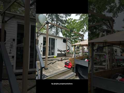 SUNJOY 8' x 12' Grill Gazebo, Wood Frame Hardtop Gazebo with Electrical Outlets and Shelves