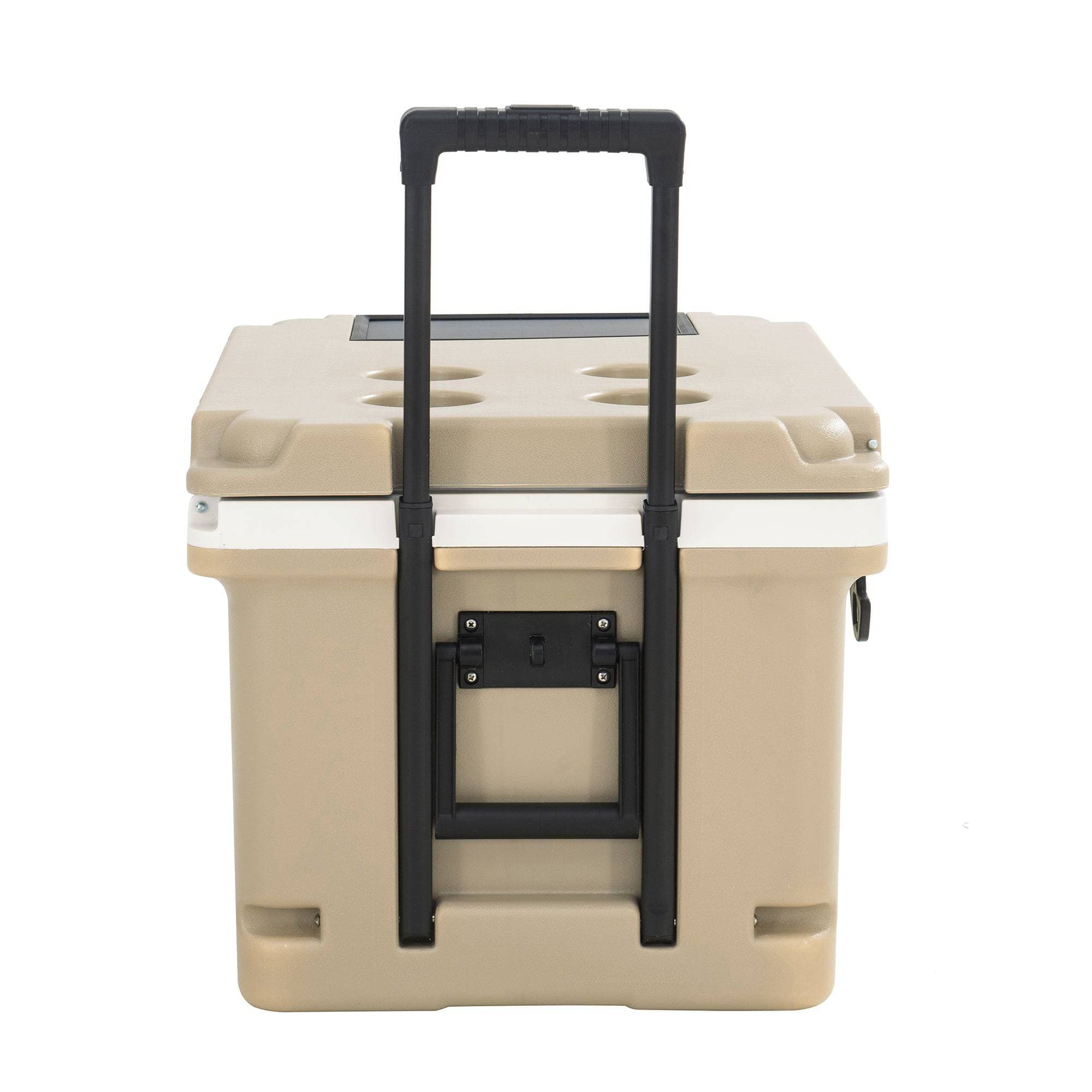 SUNJOY 60-Quart Best Large Beach Ice Cooler with Wheels and Handle