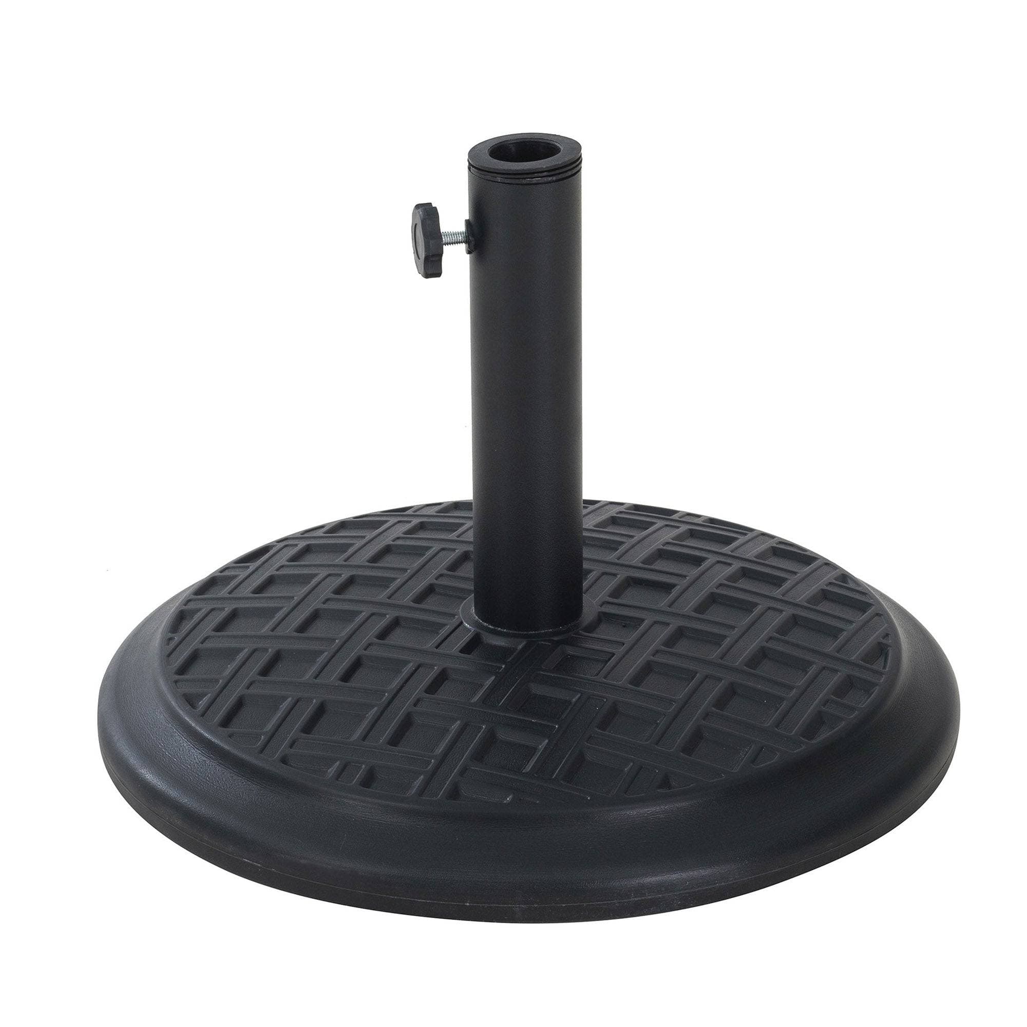 SUNJOY Universal 33 lb. Black Heavy Duty Cement Filled Patio Umbrella Base