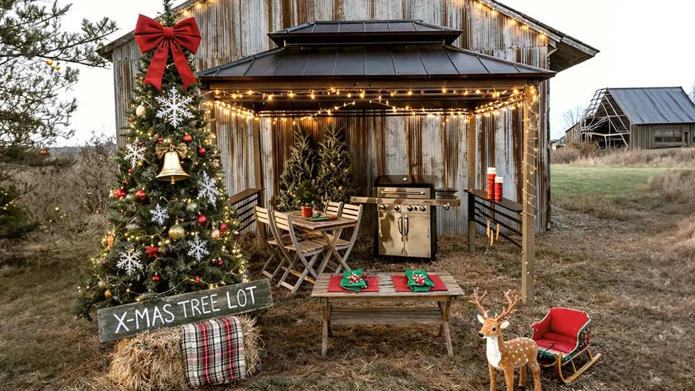 Festive Gazebo Decorations for Christmas: A Practical Outdoor Guide