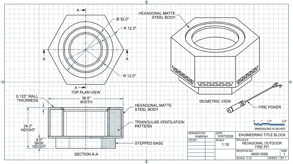 The Geometry of Warmth: How the Fire Table Extends the Patio Season
