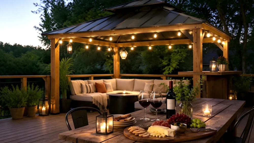 Wine & Cheese Night: Style a Cozy Backyard Tasting Setup