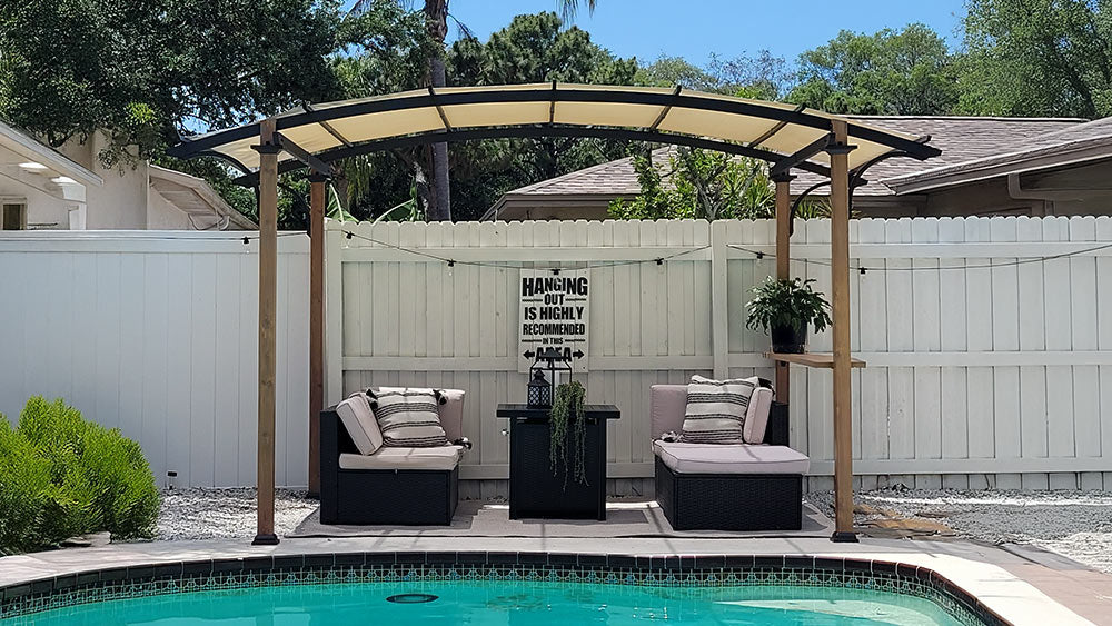 Idées d'aménagement de pergola et de piscine pour des espaces ombragés ...