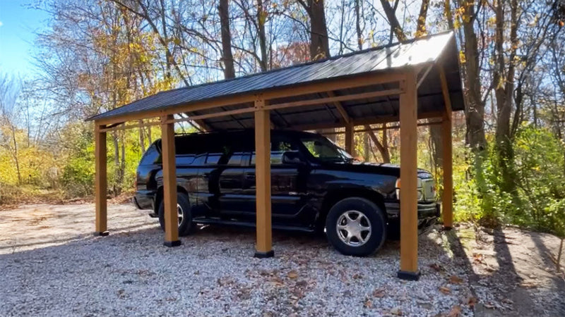 Carport Solutions for Canadian Homes: Portable to Permanent - SUNJOY