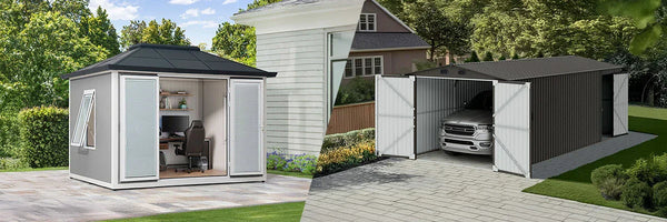 Outdoor Sheds for Storage & Workspace | SUNJOY Canada