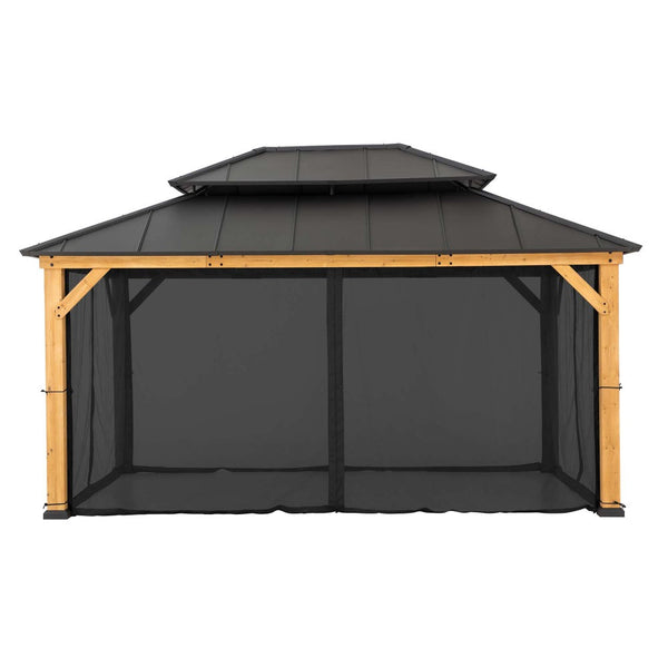 SUNJOY Replacement Mosquito Netting for 12¡Á16 ft. Wood-Framed Gazebos.