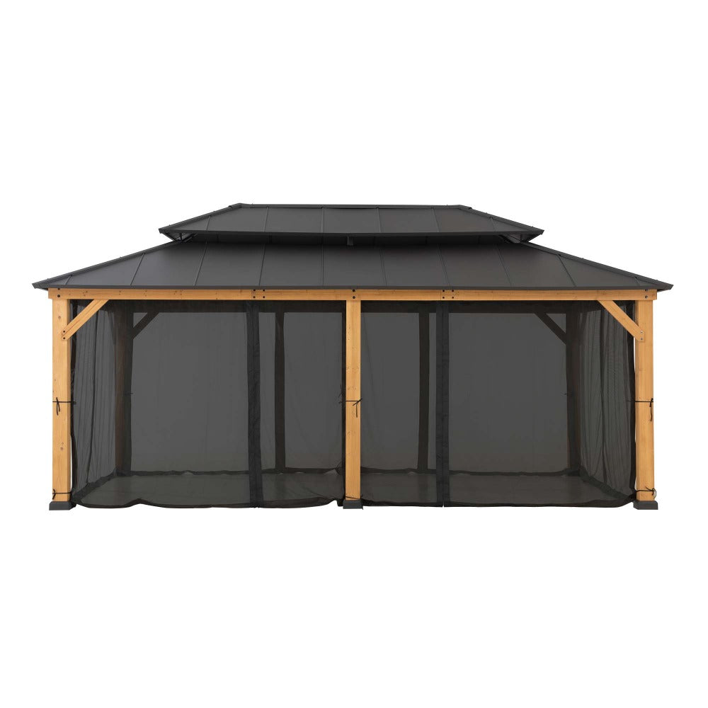 Sunjoy Replacement Universal Mosquito Netting for 12¡Á20 ft. Wood-Framed Gazebos.