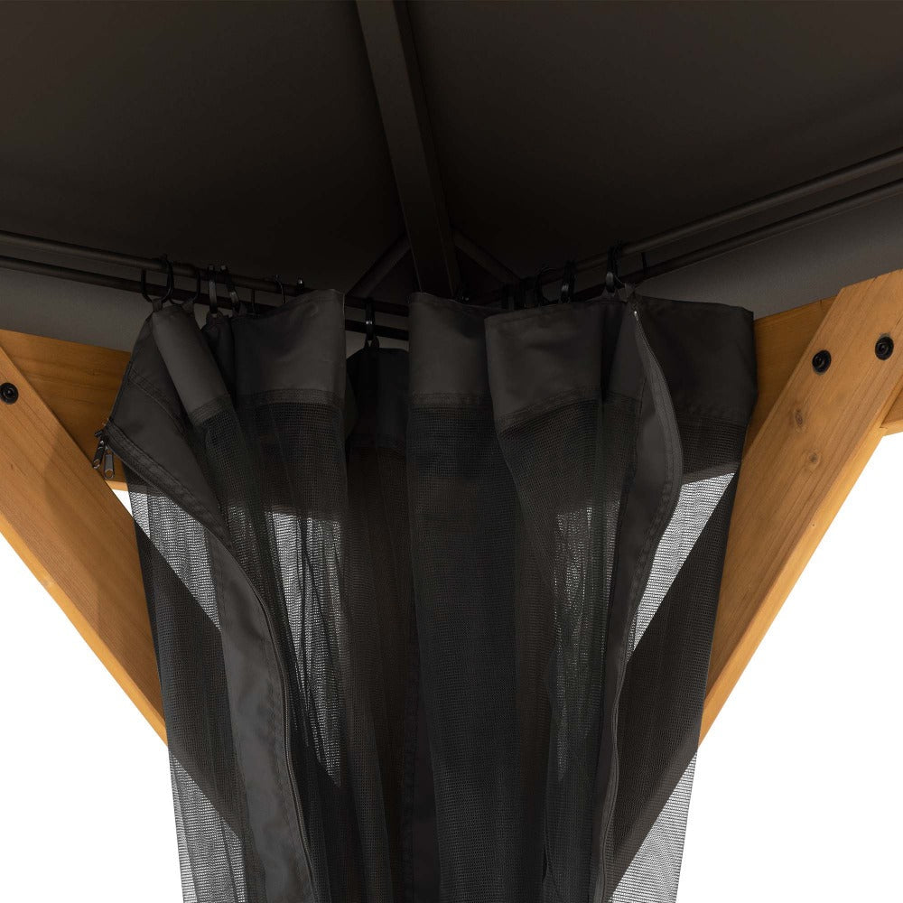Sunjoy Replacement Universal Mosquito Netting for 12¡Á20 ft. Wood-Framed Gazebos.
