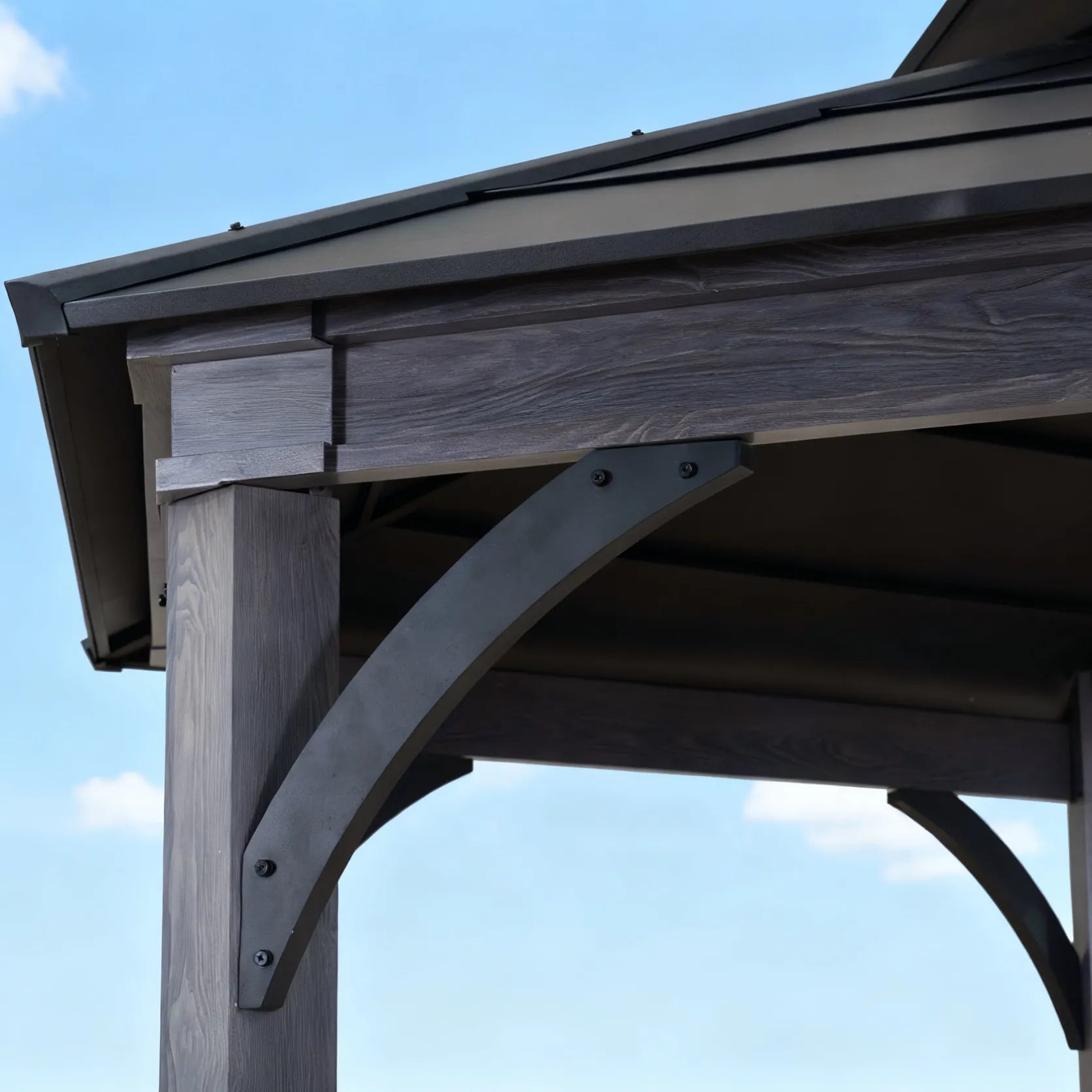 alonhungページ SUNJOY Ashland Hexagon Gazebo | 15x18 Outdoor Hardtop Gazebo