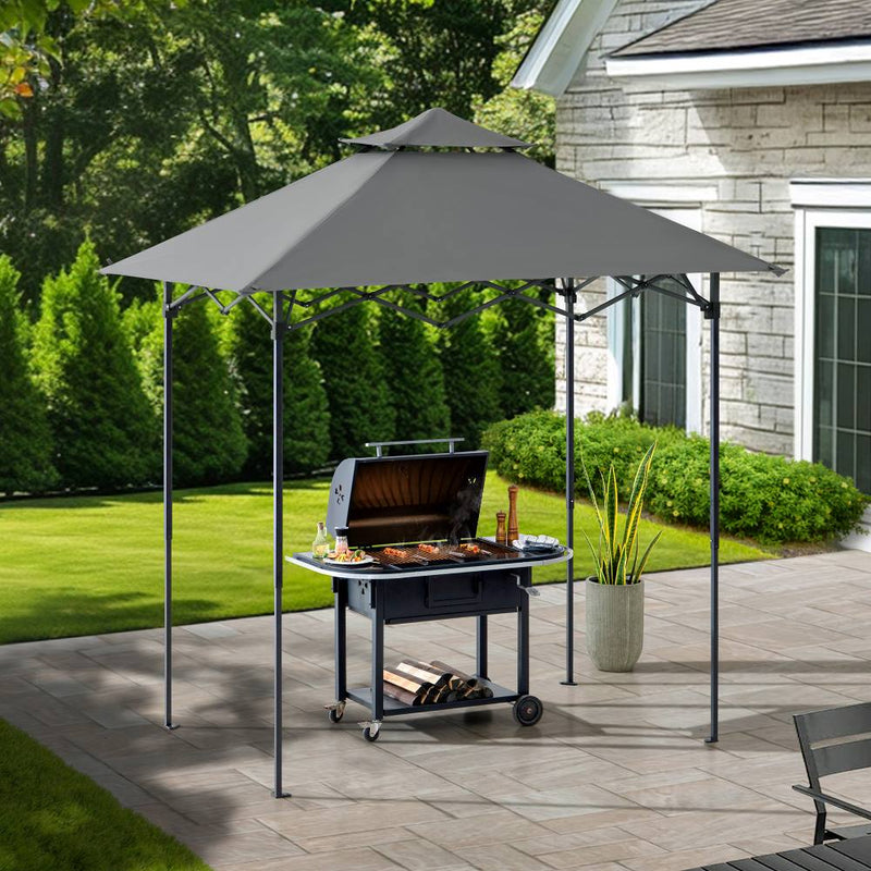5x8 Pop Up Grill Gazebo Perfect for BBQs & Outdoor Events - SUNJOY