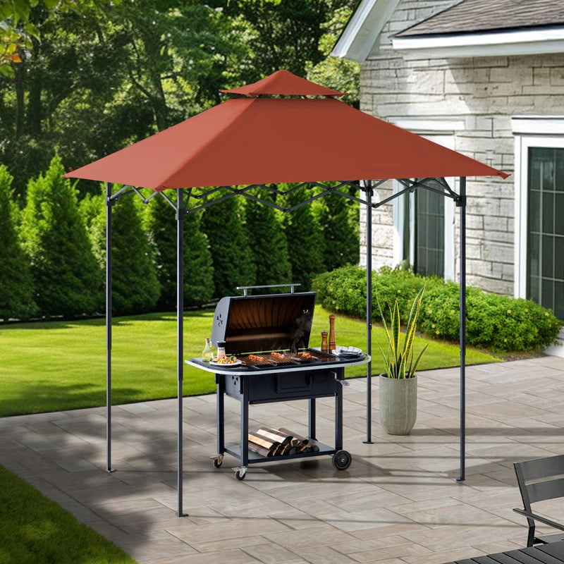 5x8 Pop Up Grill Gazebo Perfect for BBQs & Outdoor Events - SUNJOY