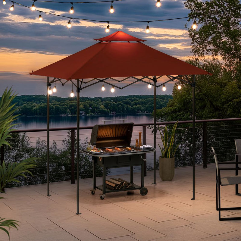 5x8 Pop Up Grill Gazebo Perfect for BBQs & Outdoor Events - SUNJOY