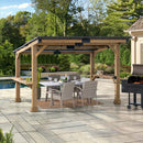 Sunjoy 10' x 12' Gazebo | Outdoor Patio Grill Gazebo | Hot Tub Gazebo