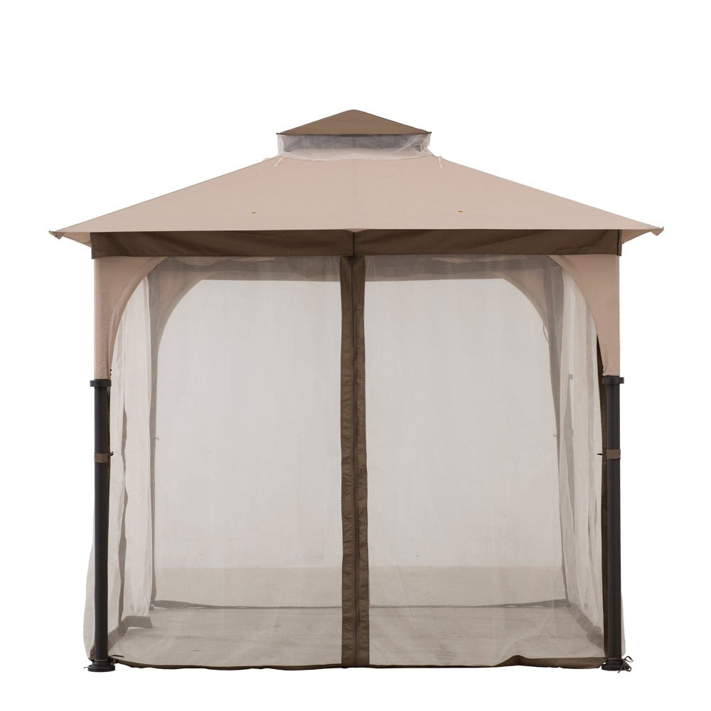SUNJOY Beige Replacement Mosquito Netting For Column Gazebo (9.5x9.5 FT) A101011100/A101011110 Sold At SunNest.