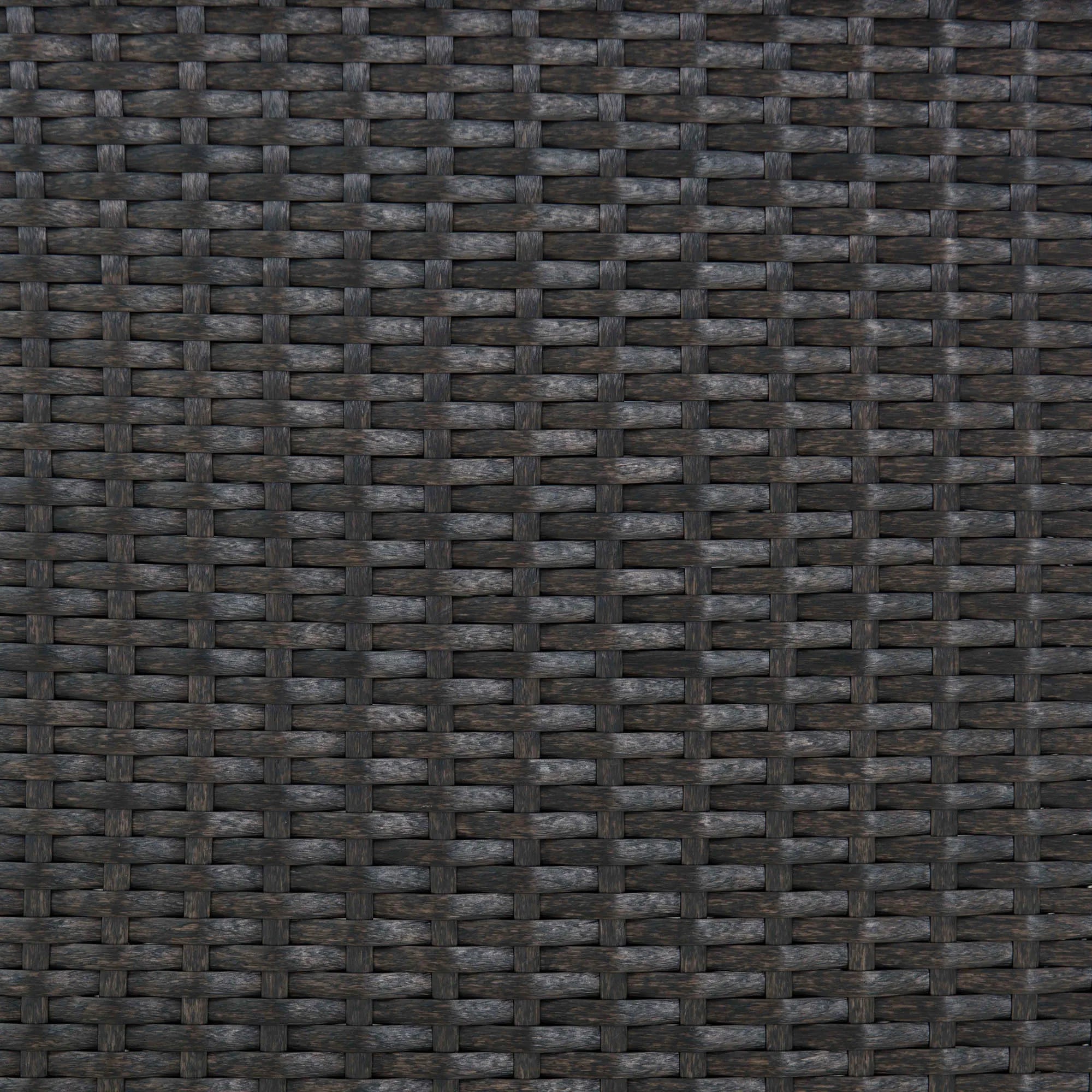 SUNJOY Patio Umbrella Stand Side Table with Stable Base - Brown