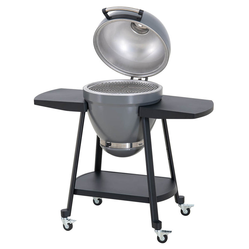 Sunjoy Charcoal Grill | Egg-shaped Outdoor Grill | BBQ Grill Smoker