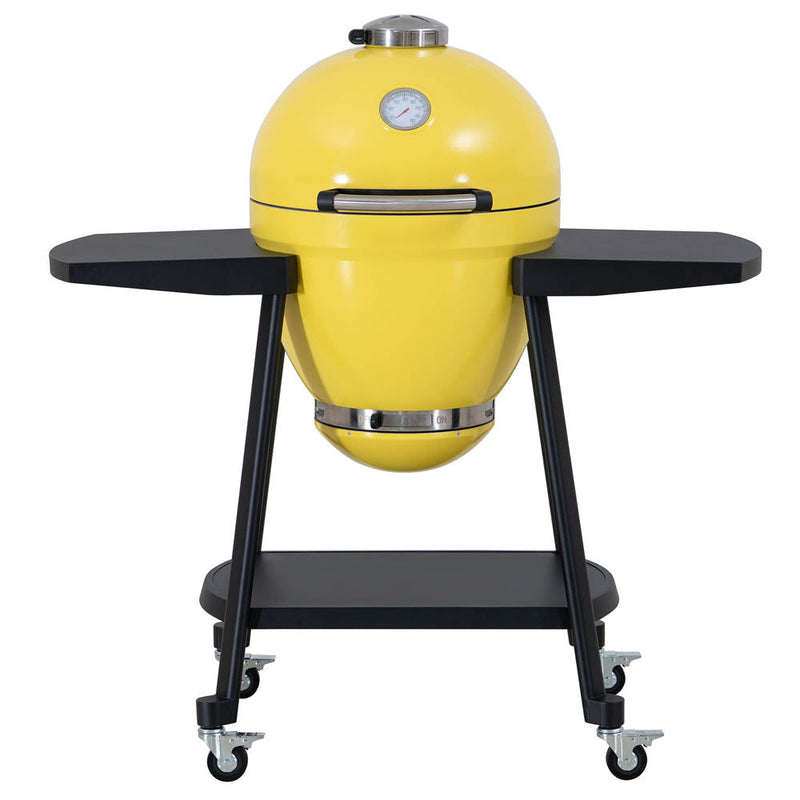 Sunjoy Charcoal Grill | Egg-shaped Outdoor Grill | BBQ Grill Smoker
