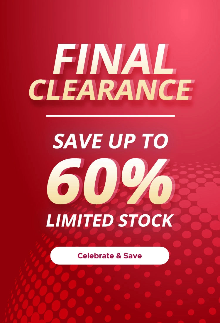 Final Summer Clearance - Save up to 60%