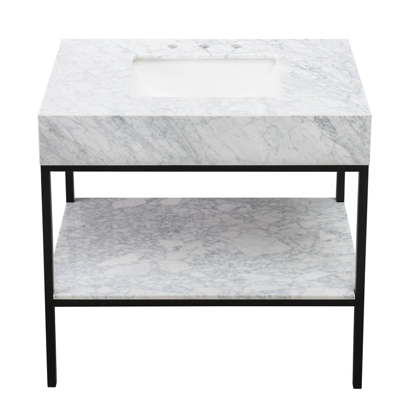 Sunjoy Marble 36 in. Single Sink Bathroom Vanity