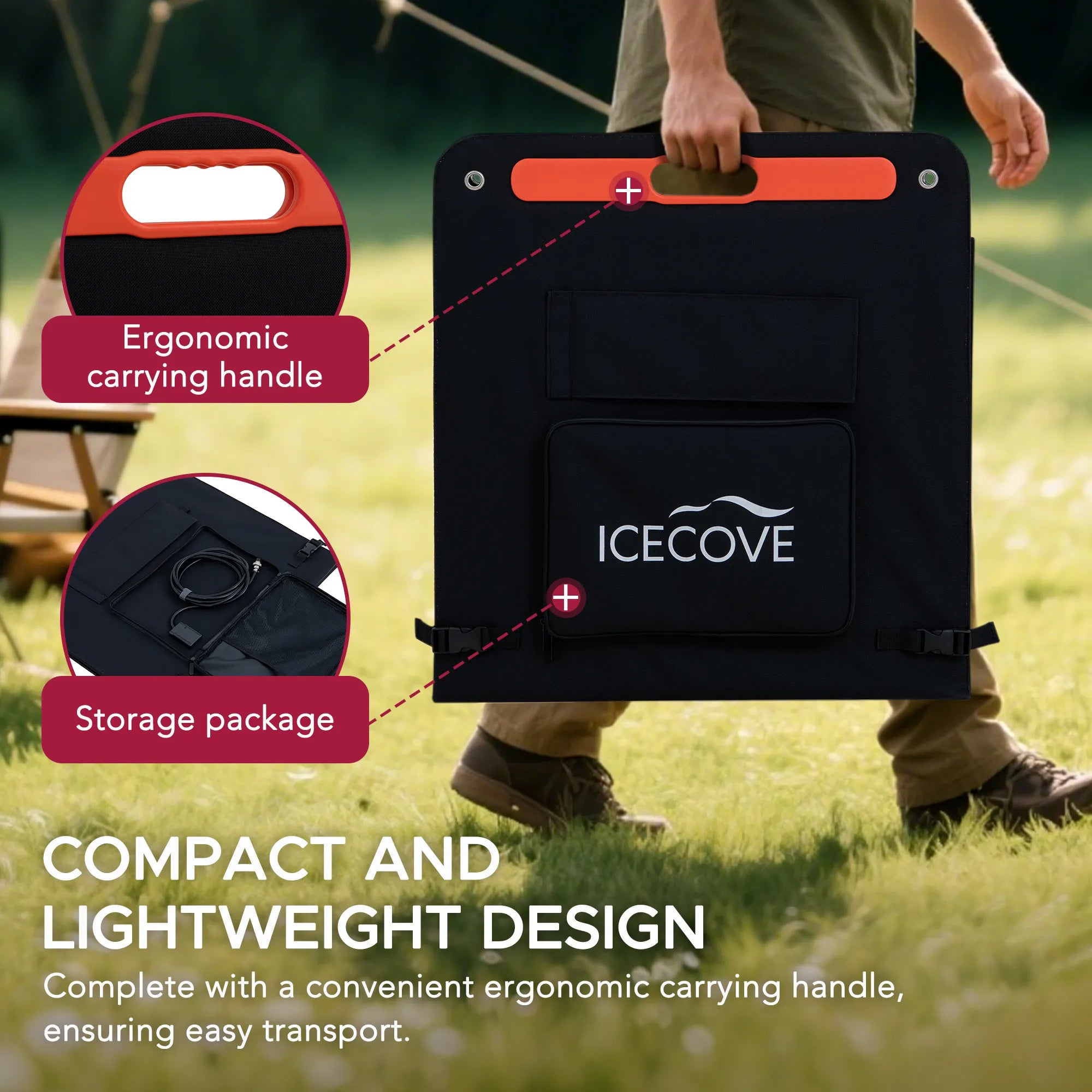 SUNJOY IceCove Portable Air Conditioner Solar Panel 